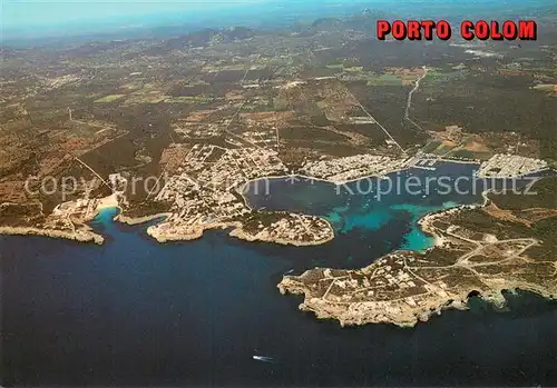 AK / Ansichtskarte Porto_Colom Felanitx Fliegeraufnahme Porto Colom