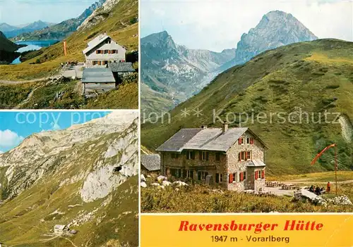 AK / Ansichtskarte Ravensburgerhuette Berghuette am Spullersee  Ravensburgerhuette