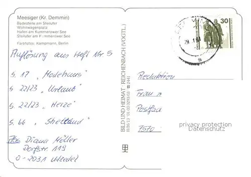 AK / Ansichtskarte Meesiger Campingplatz C 2 Gravelotte am Kummerower See Mecklenburgische Seenplatte Meesiger