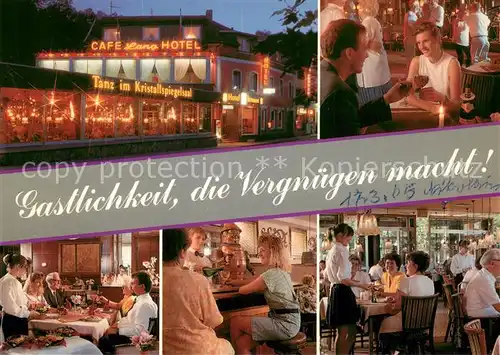AK / Ansichtskarte Altenahr Tanz Speiserestaurant Hotel Cafe Lang Altenahr