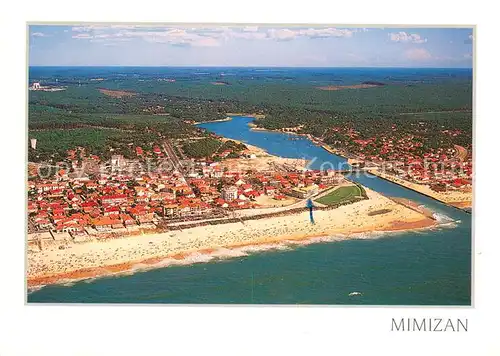 AK / Ansichtskarte Mimizan_Landes Coup d oeil sur la ville et ses environs vue aerienne Mimizan_Landes