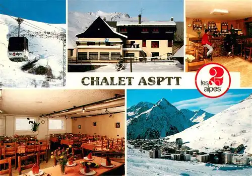 AK / Ansichtskarte Les_Deux_Alpes Chalett ASPTT Village de sports d hiver Alpes Francaises Les_Deux_Alpes