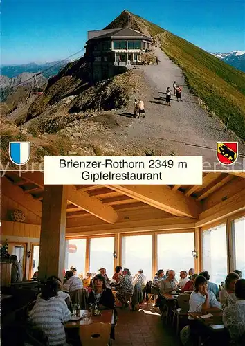 AK / Ansichtskarte Brienzer_Rothorn_BE Gipfelrestaurant Berner Alpen Brienzer_Rothorn_BE