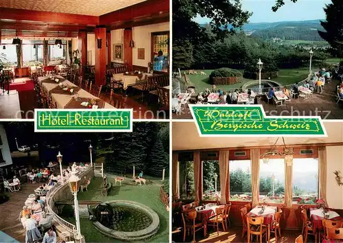 AK / Ansichtskarte Oberstaat Hotel Restaurant Waldcafe Bergische Schweiz Oberstaat