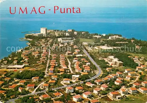 AK / Ansichtskarte Punta_Umag Fliegeraufnahme Punta_Umag