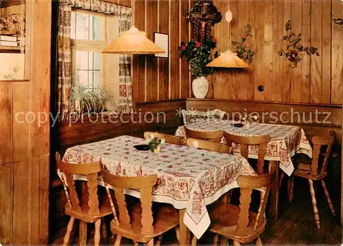 AK / Ansichtskarte Achkarren Herrgottswinkel Winzerstube Gastraum Achkarren