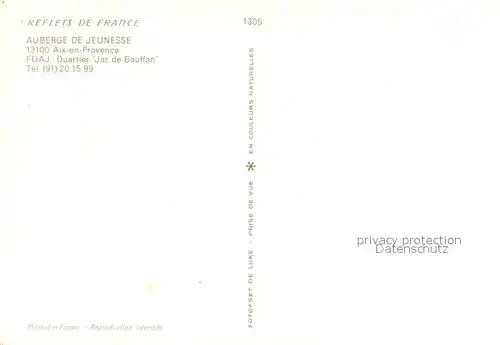 AK / Ansichtskarte Aix en Provence Auberge de Jeunesse Aix en Provence