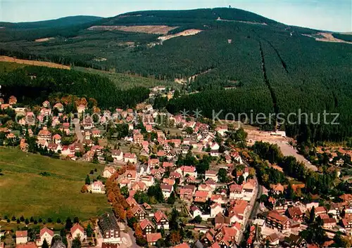 AK / Ansichtskarte Braunlage Heilklimatischer Hoehenluftkurort Fliegeraufnahme Braunlage
