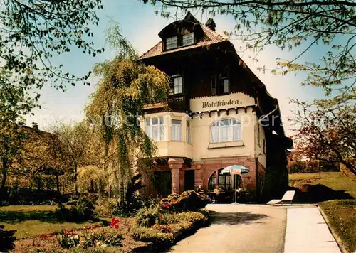 AK / Ansichtskarte Zwieselberg_Freudenstadt Hotel Tannenhof mit Gaestehaus Waldfrieden im Schwarzwald Zwieselberg_Freudenstadt