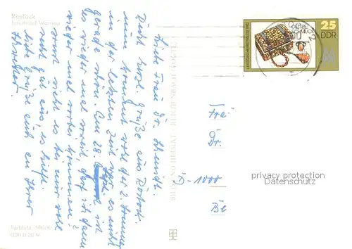 AK / Ansichtskarte Rostock Interhotel Warnow 