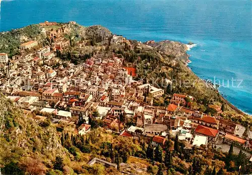 AK / Ansichtskarte Taormina_Sizilien Panorama Taormina Sizilien