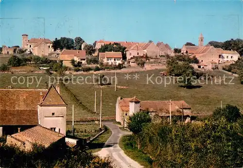 AK / Ansichtskarte Taize_Saone et Loire Village avec eglise romane XIIe siecle Taize Saone et Loire