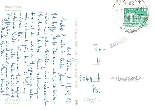 AK / Ansichtskarte Bad_Dueben Eisenmoorbad Bad_Dueben