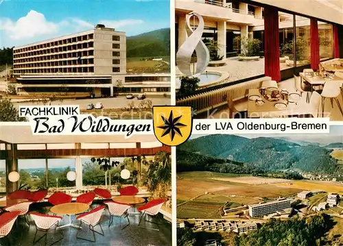 AK / Ansichtskarte Bad_Wildungen Fachklinik der LVA Oldenburg Bremen Bad_Wildungen