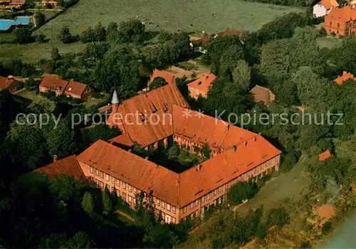 AK / Ansichtskarte Hankensbuettel Kloster Isenhagen Fliegeraufnahme Hankensbuettel