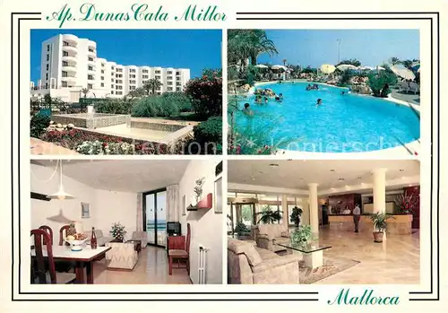 AK / Ansichtskarte Cala_Millor_Mallorca Apartamentos Dunas Piscina Cala_Millor_Mallorca