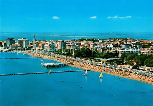 AK / Ansichtskarte Grado_Gorizia La spiaggia dall  aereo Grado Gorizia