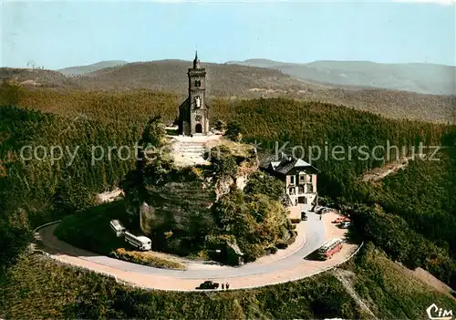 AK / Ansichtskarte Dabo_Moselle_57 Chapelle Saint Leon Hotel Au Rocher vue aerienne 