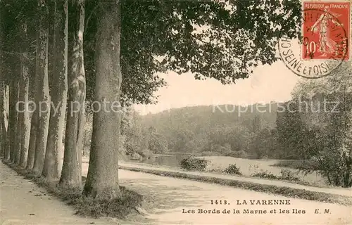 AK / Ansichtskarte La_Varenne Les Bords de la Marne et les Iles La_Varenne