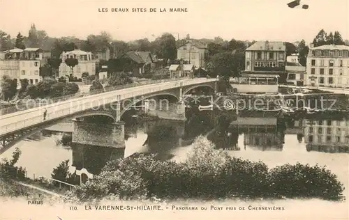 AK / Ansichtskarte La_Varenne_Saint_Hilaire La Marne Pont La_Varenne_Saint_Hilaire
