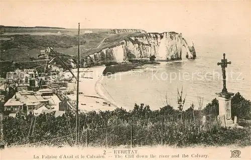 AK / Ansichtskarte Etretat Cliff Etretat