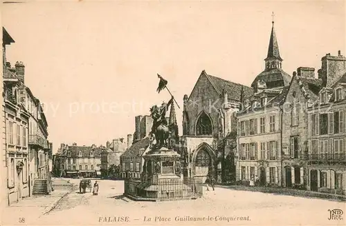 AK / Ansichtskarte Falaise_La Place Guillaume le Conquerant Falaise_La