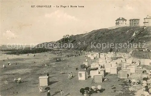 AK / Ansichtskarte Granville_Manche Plage Granville_Manche