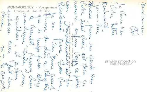 AK / Ansichtskarte Montmorency Vue generale aerienne Chateau du Duc de Dino Montmorency