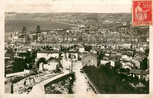 AK / Ansichtskarte Marseille_Bouches du Rhone Panorama vue de ND de la Garde Marseille