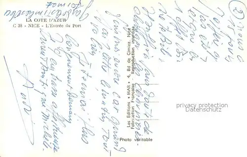 AK / Ansichtskarte Nice_06 Entree du Port 