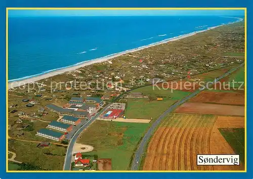 AK / Ansichtskarte Sondervig Fliegeraufnahme Sondervig