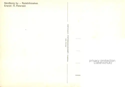 AK / Ansichtskarte Nordborg Rutebilkiosken Fliegeraufnahme Nordborg