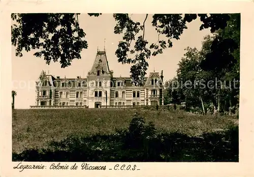 AK / Ansichtskarte Manzac sur Vern Le Chateau Leyzarnie Colonie de Vacances Manzac sur Vern