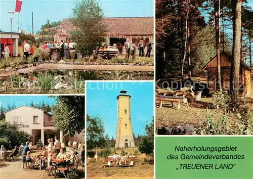 AK / Ansichtskarte Rodewisch Kleingartensparte Waldeslust Waldgaststaette Buch Perlaser Turm Fischerhaeusl am Gloeckelteich Rodewisch