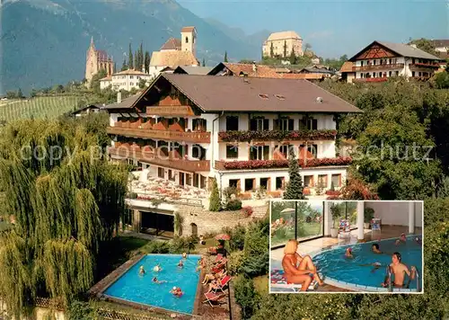 AK / Ansichtskarte Schenna_Meran Hotel Tyrol Pool Hallenbad Schenna Meran