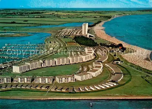 AK / Ansichtskarte Burg_Fehmarn Burgtiefe Fliegeraufnahme Burg Fehmarn