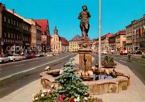 AK / Ansichtskarte Bayreuth Maximilianstrasse mit Herkulesbrunnen Bayreuth