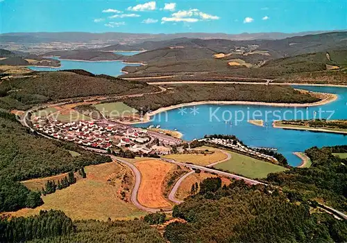 AK / Ansichtskarte Sondern_Biggesee Personenschiffahrt Biggesee Fliegeraufnahme Sondern Biggesee