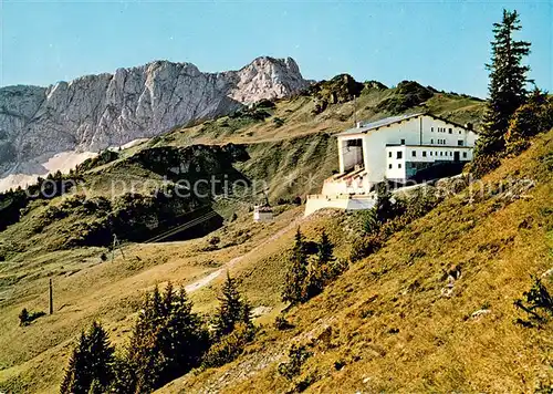 AK / Ansichtskarte Reutte_Tirol Reuttener Bergbahn Bergstation mit Gaichtspitze Reutte Tirol