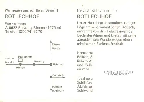 AK / Ansichtskarte Rinnen_Tirol Rotlech Hof Gaststube Rinnen Tirol