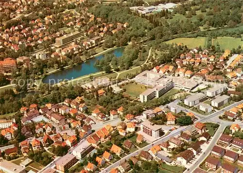 AK / Ansichtskarte Bad_Salzuflen Kurparksee Parksanatorium Hotel Maritim Bfa Lipperland Klinik Fliegeraufnahme Bad_Salzuflen