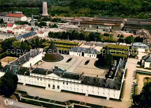 AK / Ansichtskarte Le_Creusot_Saone et Loire Vue aerienne Chateau de la Verrerie Ancienne Manufacture de Cristaux Le_Creusot_Saone et Loire