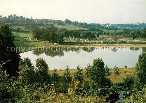 AK / Ansichtskarte Brulon Le plan deau et le camping Brulon