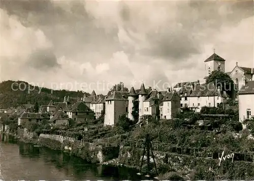 AK / Ansichtskarte Argentat Les Jardins sur la Dordogne Argentat