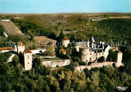 AK / Ansichtskarte Caylus Le Chateau de Cornusson Vue aerienne Caylus