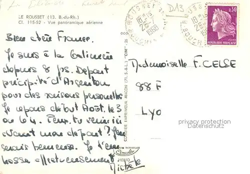 AK / Ansichtskarte Le_Rousset Vue panoramique aerienne Le_Rousset