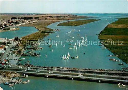 AK / Ansichtskarte L_Aiguillon sur Mer Vue aerienne Le Port L_Aiguillon sur Mer