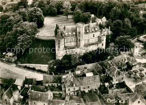 AK / Ansichtskarte Montmirail_Sarthe Le Chateau Vue aerienne Montmirail Sarthe