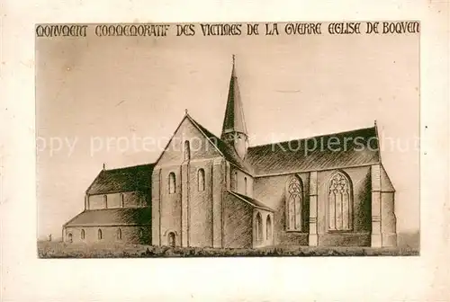 AK / Ansichtskarte Saint Brieuc_Cotes d_Armor Convent Commemoratif des Victimes de la Guerre Eglise de Boqven Saint Brieuc_Cotes d