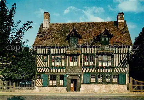 AK / Ansichtskarte Pont Audemer Auberge du vieux puits et Rue Notre Dame du Pre Pont Audemer